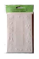 Karty tłoczone+koperty a 5 szt Szyszka jodła Karty tłoczone+koperty a 5 szt Szyszka jodła